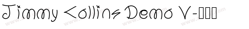Jimmy Collins Demo V字体转换